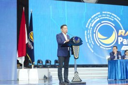 Rusdi Masse Tampil Memukau di Rakernas Partai NasDem