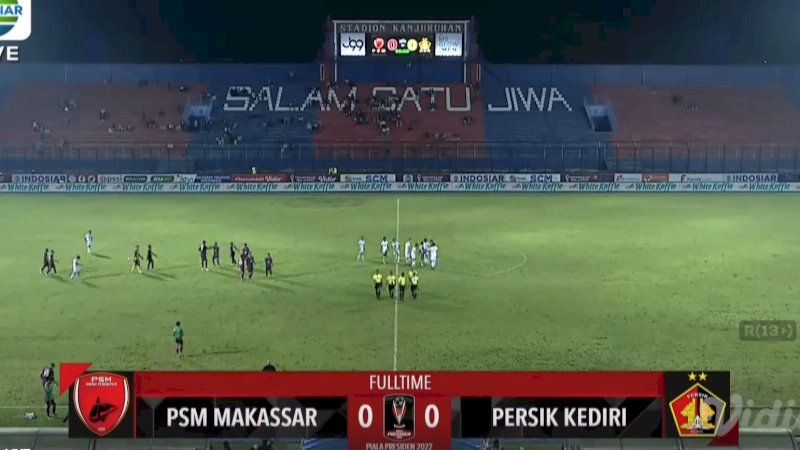 PSM vs Persik (Foto: tangkapan layar video)