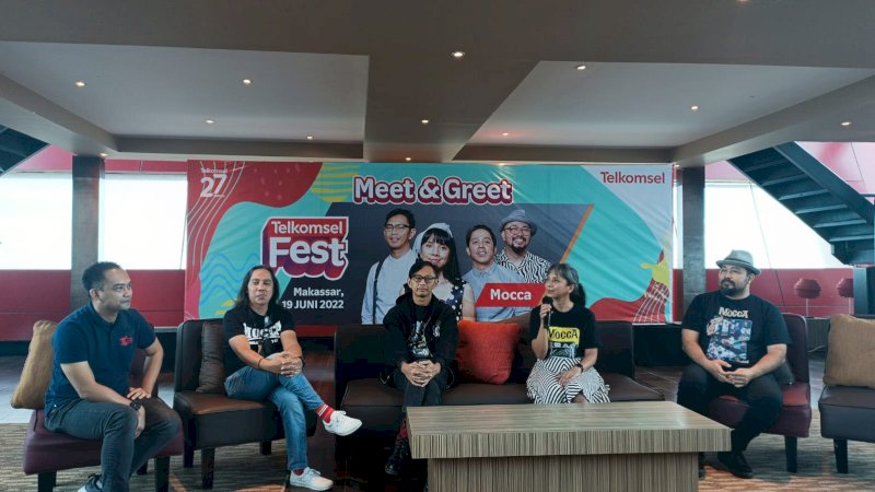 Band Mocca Meriahkan Telkomsel Fest 2022 di Kota Makassar