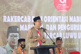 Kwarcab Gerakan Pramuka Luwu Utara Gelar Rakercab dan Kursus Orientasi Kepramukaan