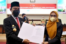 Lantik Pejabat Eselon II Hasil Lelang, Gubernur Sulsel Ingatkan Integritas