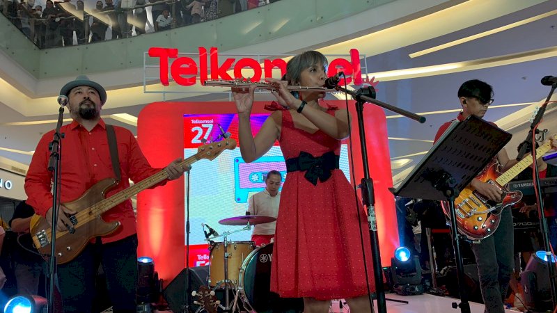 Mocca Tutup Telkomsel Fest 2022 Makassar dengan Meriah