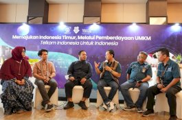 Tingkatkan Geliat Pelaku Ekonomi Lokal, Telkom Gelar Mini EXPO UMKM di Makassar