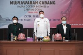 Bupati Adnan Minta IDI Gowa Berperan Turunkan Kematian Ibu Anak dan Stunting