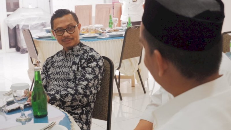 Imam Masjid Islamic Center of New York, Muhammad Shamsi Ali, di Baruga Karaeng Matoya, rumah jabatan Ketua DPRD, Jalan Letjen Hertasning, Makassar, Rabu (22/6/2022).