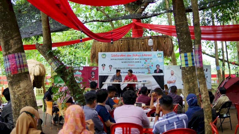 DPK Kabupaten Gowa Fasilitasi Pertemuan Penggiat Literasi