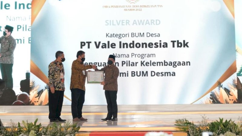 Helatan Corporate Social Responsibility (CSR) dan Pembangunan Desa Berkelanjutan Awards 2022 di Jakarta, Rabu (23/06/2022).