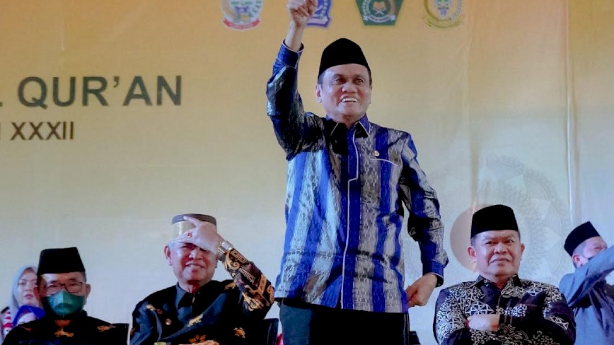 Pembukaan MTQ XXXII, Bupati Suardi Saleh ke Bone Semangati Kafilah Barru