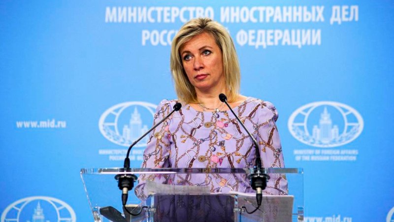 Juru Bicara Kementerian Luar Negeri Rusia Maria Zakharova (Kementerian Luar Negeri Rusia/TASS)