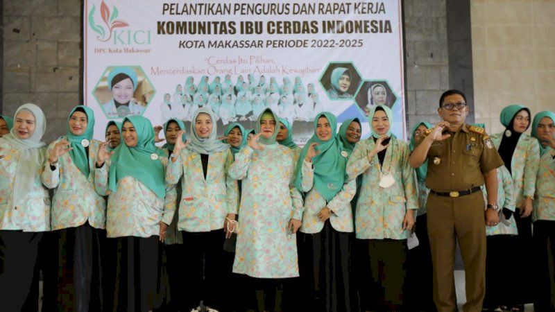 Indira Jusuf Ismail Ajak KICI Makassar untuk Mencerdaskan Keluarga dan Bangsa