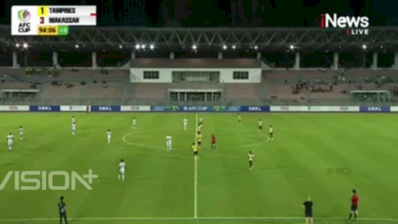 PSM Makassar vs Tampines Rovers (tangkapan layar video)
