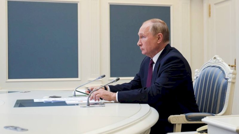 Presiden Rusia Vladimir Putin (Foto: Yevgeny Paulin/Kantor Pers dan Informasi Kepresidenan Rusia/TASS