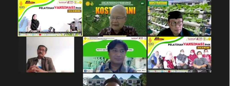 Kementan Gelar Pelatihan Cegah PMK