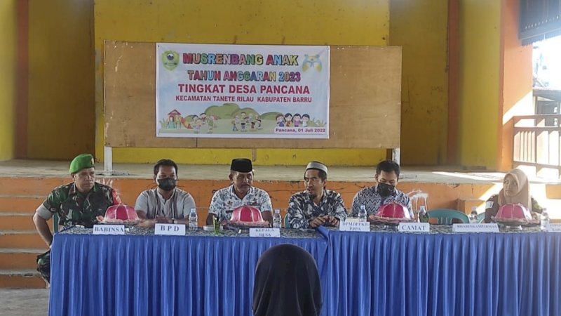 Pemdes Pancana Gelar Musrenbang, Forum Anak Desa Juga Terbentuk
