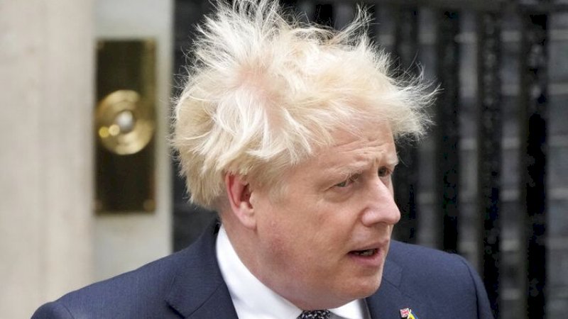 Perdana Menteri Inggris Boris Johnson. (AP PHOTO/FRANK AUGSTEIN)

