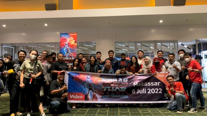 Telkomsel Ajak Pelanggan Makassar Nonton Bareng Film Thor: Love and Thunder