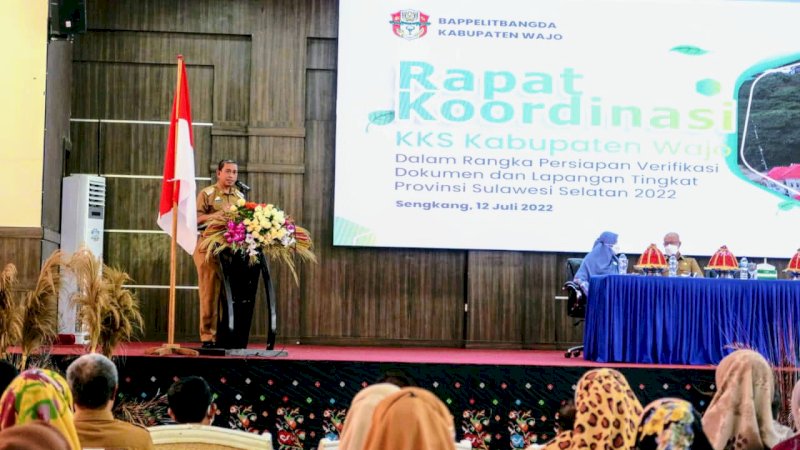 Wajo Bersiap Hadapi Verifikasi Dokumen-Lapangan KKS Tingkat Sulsel