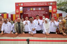 Mentan SYL Lepas Ekspor Produk Unggas ke Pasar Singapura