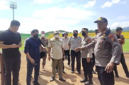 Kapolres Parepare Tinjau Stadion BJ Habibie, Persiapan Keamanan Saat Liga 1 Berlangsung
