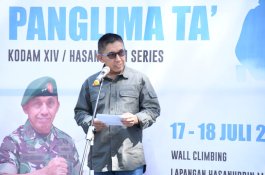Buka Kompetisi Panjat Tebing, Pangdam Hasanuddin: Bagi Pecinta Olahraga Ekstrim Ini Dapat Menjadi Pilihan