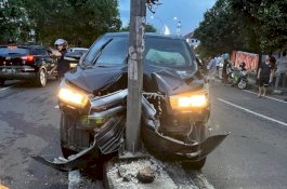 Kadis Kominfo Sidrap Kecelakaan Tunggal  di Parepare