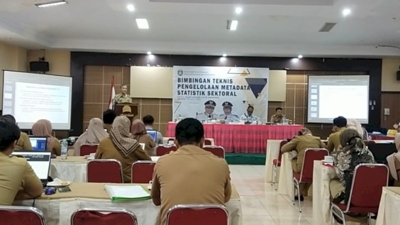 Integrasikan Data di SKPD, Pemkot Parepare Gelar Bimtek Pengelolaan Metadata Statistik Sektoral