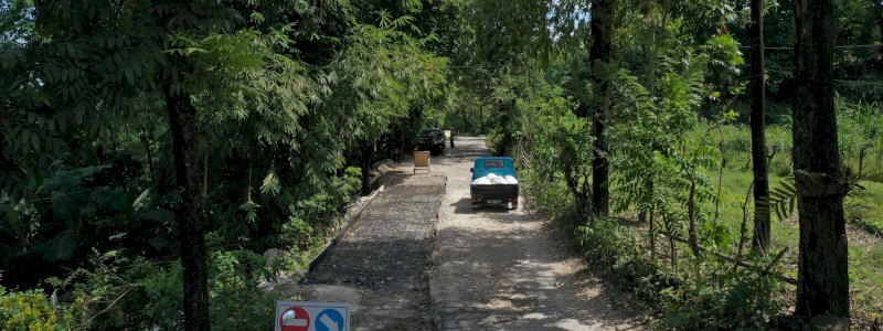 Ruas Jalan Minasatene Pangkep Dalam Pengerjaan Provinsi Sulsel