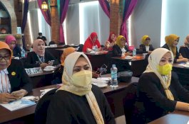 Erna Rasyid Taufan Hadiri Musyawarah Provinsi PERWOSI Sulsel
