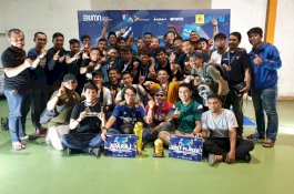Tim Futsal KALLA Juara PLN Mobile Futsal Competition UP3 Makassar Selatan