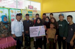 Baznas Barru Distribusi Bantuan bagi Anak Disabilitas