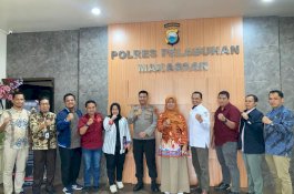 KPU Makassar Lakukan Koordinasi dengan Polres Pelabuhan Terkait Persiapan Pemilu Daerah Pulau