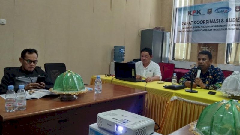 Papat pengurus Korpri Kabupaten Enrekang 
di Kantor Bupati Enrekang, Jumat (22/7/2022).
