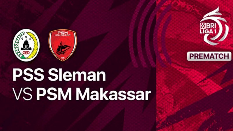 PSS Sleman vs PSM Makassar (vidio.com)