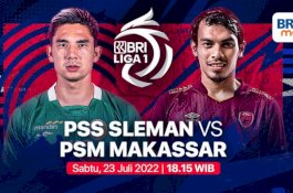 Susunan Pemain PSS Sleman Vs PSM Makassar