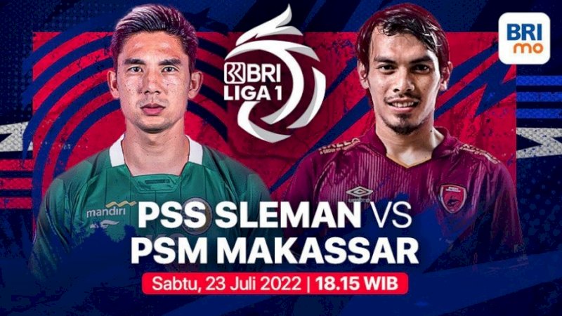 PSS Sleman vs PSM Makassar (Vidio.com)