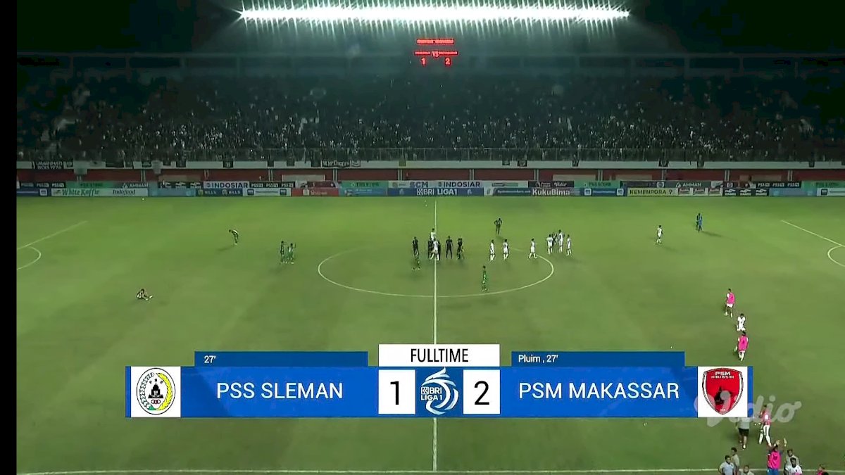 PSS Sleman Vs PSM Makassar: Juku Eja Taklukkan Super Elang Jawa