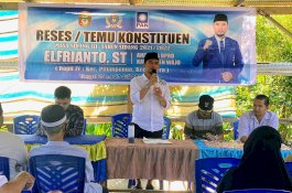 Gelar Reses, Elfrianto Siap Kawal Aspirasi Masyarakat dan Membangun Komunikasi yang Efektif