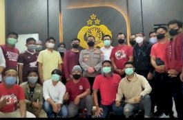 Jelang Laga Kandang PSM Makassar, Polres Parepare Kumpul Kelompok Suporter