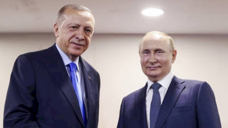Vladimir Putin dan Erdogan (Foto: AP)