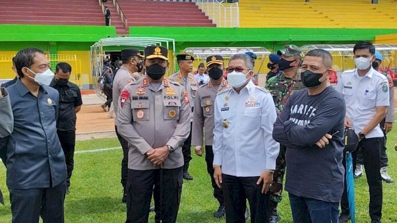 Kapolda Sulsel Cek Langsung Pengamanan Stadion GBH Jelang Laga Kandang PSM Makassar