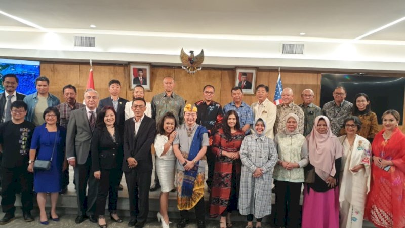 Pertemuan bisnis bersama Konsulat Jenderal Republik Indonesia (KJRI) di Los Angeles, Amerika Serikat (AS), Selasa (26/7/2022) malam waktu setempat.