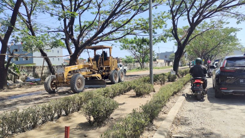 Progres Pengerjaan Ruas Jalan Tun Abdul Razak Gowa