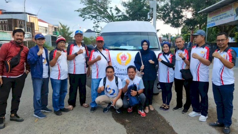 Jajaran Komite Olahraga Nasional Indonesia (KONI) Kabupaten Barru.