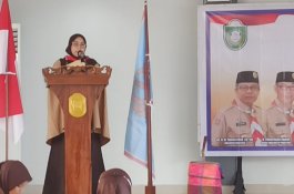 Erna Rasyid Taufan Hadiri Orientasi Satuan Karya Pramuka Widya Budaya Bakti Cabang Parepare