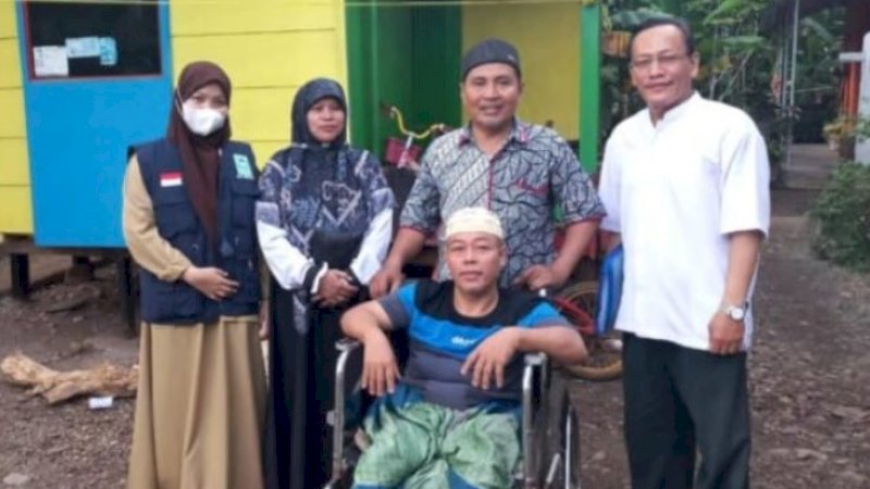 Kunjungan jajaran DPW BKPRMI Sulsel ke  
TPA  Bugis di Lingkungan Tamaranpu, Kecamatan Mandai, Kabupaten Maros, Senin (2/8/2022).