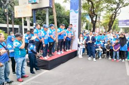 Wali Kota Danny Lepas Peserta Famwalk HUT-98 Perumda Air Minum Kota Makassar