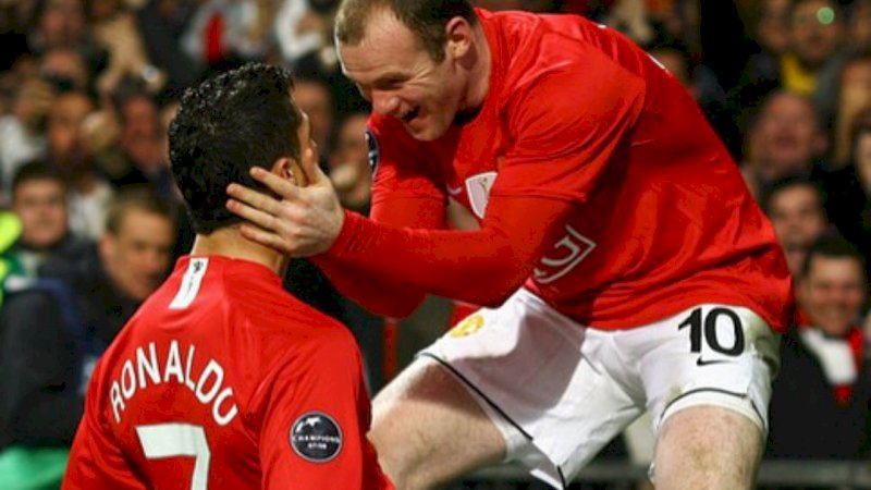 Wayne Rooney dan Cristiano Ronaldo (Foto Instagram Wayne Rooney)