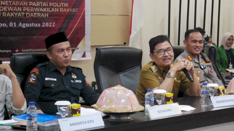 Wali Kota Palopo Hadiri Sosialisasi Pendaftaran Parpol Jelang Pemilu 2024