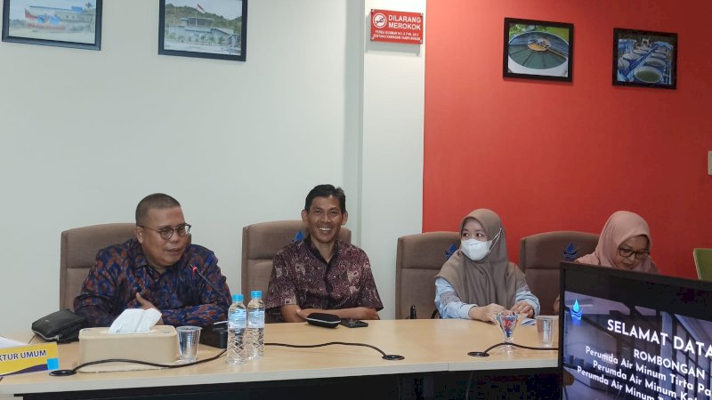 Direktur Teknik PDAM Makassar, Asdar Ali hadir di Apeksi Kota Padang 2022.