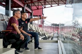 Saksikan Laga PSM Vs Kedah FC di Bali, Taufan Pawe Turut Studi Tiru Stadion Kapten I Wayan Dipta